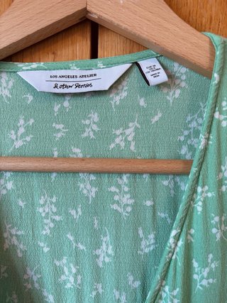 Vestido verde estampado And Other Stories