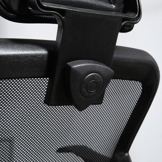 Silla De Oficina Ergonómica Reclinable Con Asiento Regulable Y Reposacabezas, Silla De Escritorio De Tela De Malla Y Acero Para Casa Y Estudio, 63X62X106-114 Cm, Negro