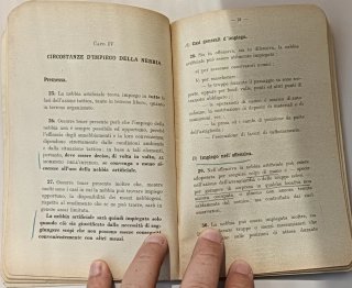 Istruzione sull'impiego della nebbia artificiale