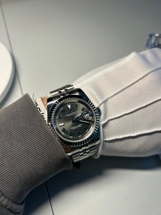 Datejust Wimbledon 40mm Verde/Plata seiko