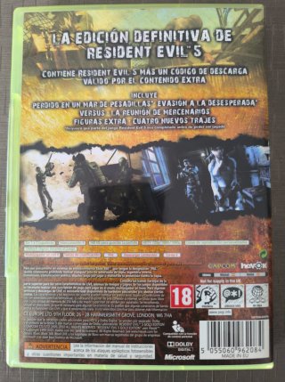 🇪🇸 GOLD EDITION Resident Evil 5 Xbox 360