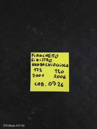 FIANCHETTO HONDA CHIOCCIOLA 125 150 2001