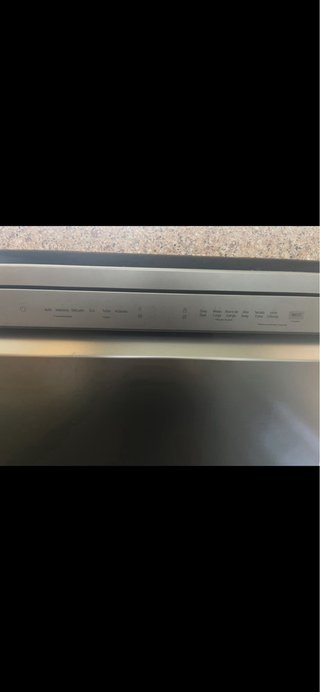 Lavavajillas panel control