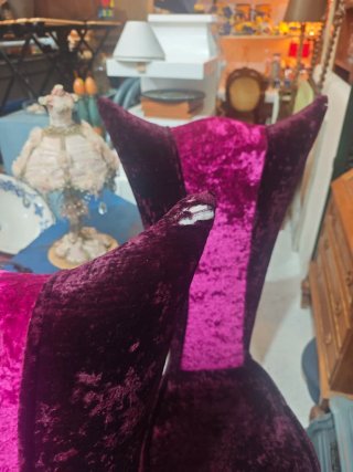 Sillones Lucky Bertz Terciopelo Morado/Rosa