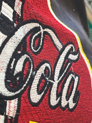 Giubbotto da corsa vintage Coca-Cola JH Designs