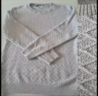 Maglione BoohooMAN Grigio XL Cotone