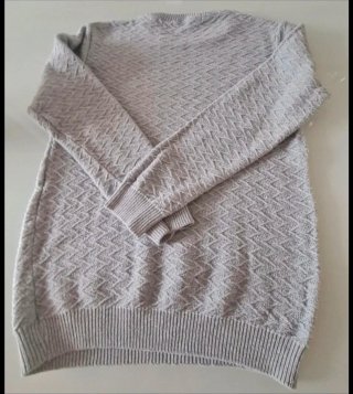 Maglione BoohooMAN Grigio XL Cotone