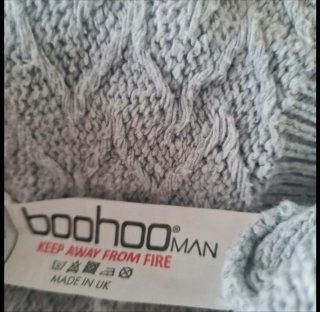 Maglione BoohooMAN Grigio XL Cotone