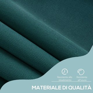 Tienda De Sol 2X1.5M Para Exterior Con Manivela, Estructura Telescópica Y Ángulo Ajustable, Verde