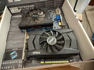 Lote MSI GTX 750 Ti 2GB + Gigabyte GT 240 1GB