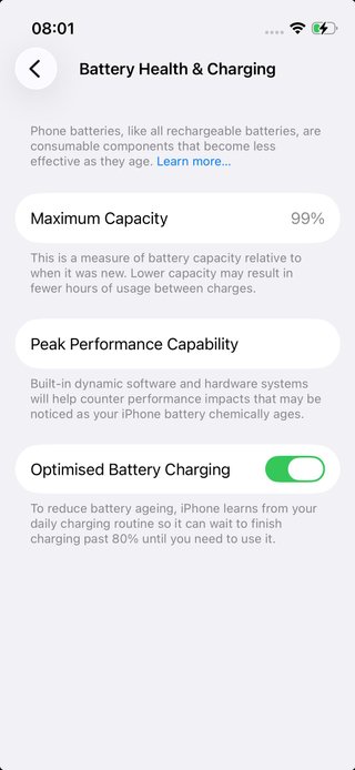 iPhone 13 mini 256GB Bianco - batteria al 99%