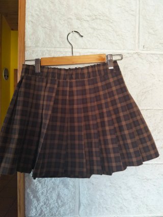 Falda cuadros Zara Talla XS