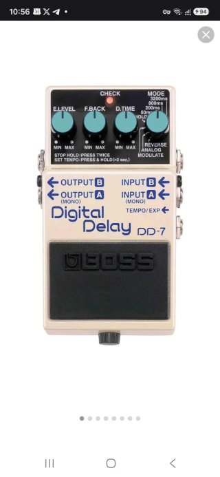 Boss DD-7 Digital Delay Pedal