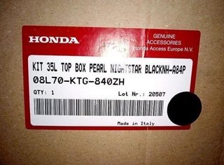Baúl/maleta trasera negro Honda SH 125 2009-2012
