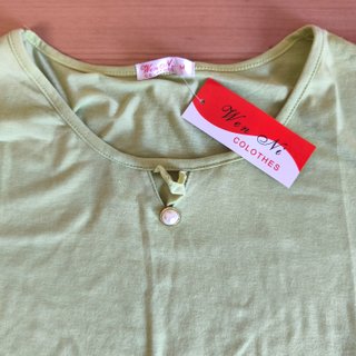 Camiseta verde mujer talla M