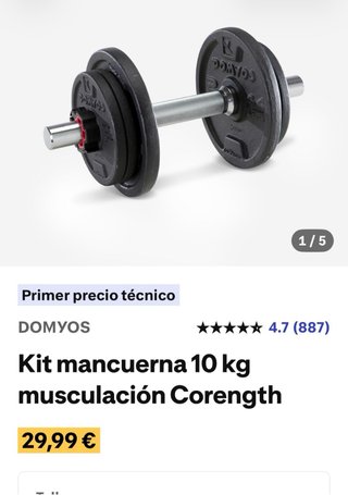 Mancuernas 20 kg