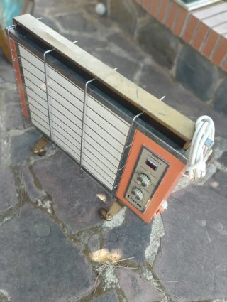Estufa Eléctrica Garza 3 fuegos 2 caras
