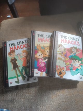 Lote 8 libros crazy haacks