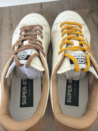 Golden Goose Bambas Blancas y Doradas