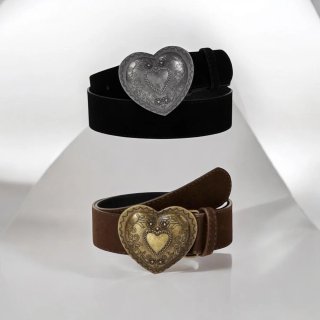 Set di 2 cinture a forma di cuore