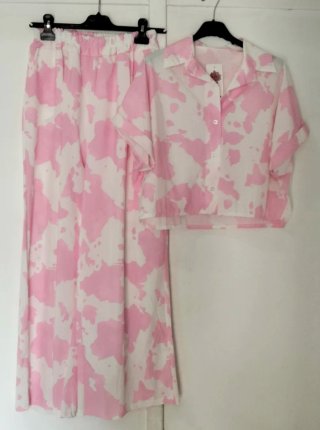 Completo Donna Rosa e Bianco