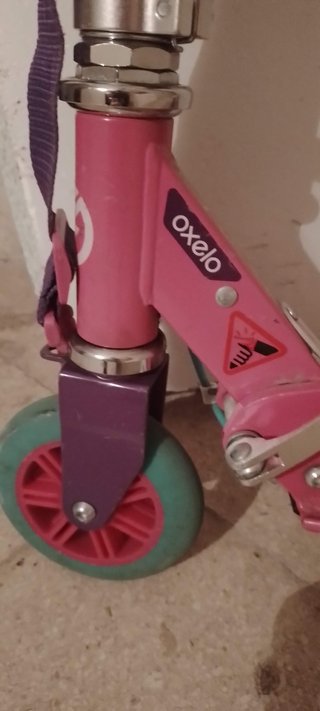 Patinete Oxelo Decathlon plegable con freno