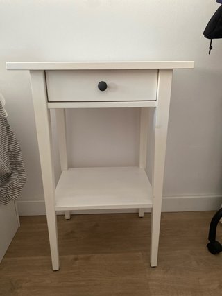 Mesita de noche Ikea blanca