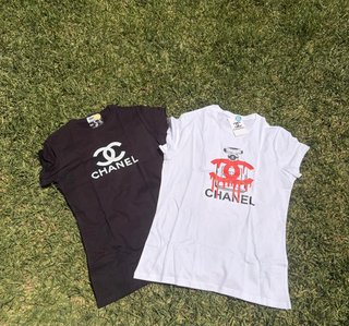 Camiseta Negra y Blanca