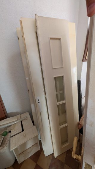 Puertas interiores maciza blanca