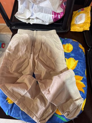 Pantalone lungo bambino beige