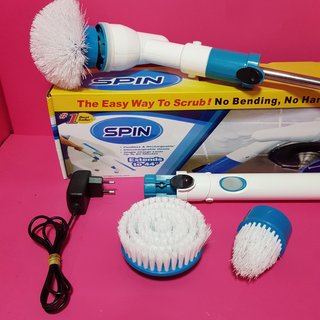 Limpieza Spin Cepillo Ajustable Limpiador De Superficies