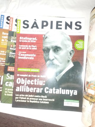 Lote de 12 revistas Sàpiens.