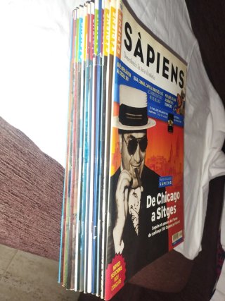 Lote de 12 revistas Sàpiens.