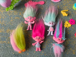 Lote Trolls y Peluquería Poppy