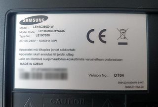 Samsung TV 19 LE19C350D1W
