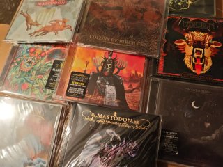 Lote Mastodon 17 CDs + 1 DVD 1 cd Firmado