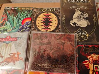 Lote Mastodon 17 CDs + 1 DVD 1 cd Firmado