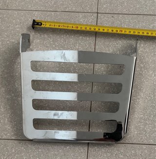 Soporte maleta Vespa cromado