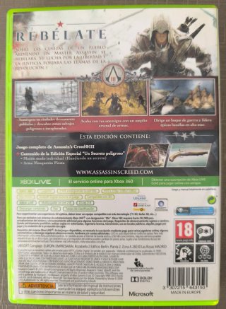 🇪🇸 Assassin's Creed III Xbox 360