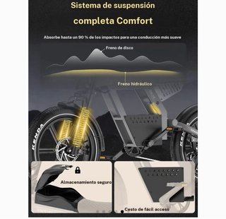 Bicicleta Eléctrica HITWAY Fat Bike BK28