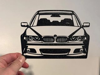 BMW E46 | Decoración Pared  Negra