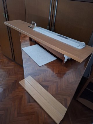Specchio bagno legno 110x96 cm