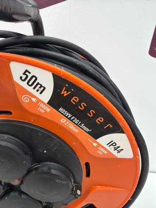 Prolongador Wsser 50m 4 Tapas 1000w