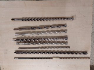 8 Brocas Widia Largas 12-28mm