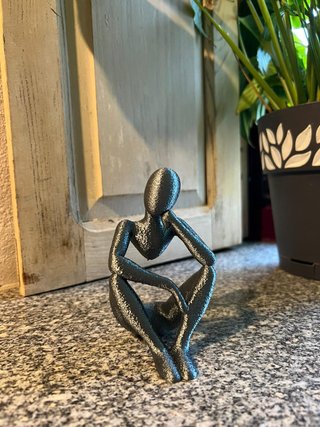 O Pensador Escultura 3D