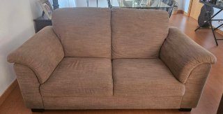 Sofá 2 plazas Ikea tela beige