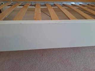 Cama infantil IKEA KRITTER blanca
