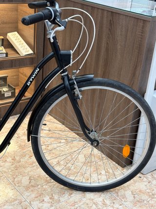 Bicicleta Paseo BTWIN Negra
