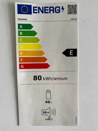 Mini Frigorífico Cecotec GrandCooler 20000L