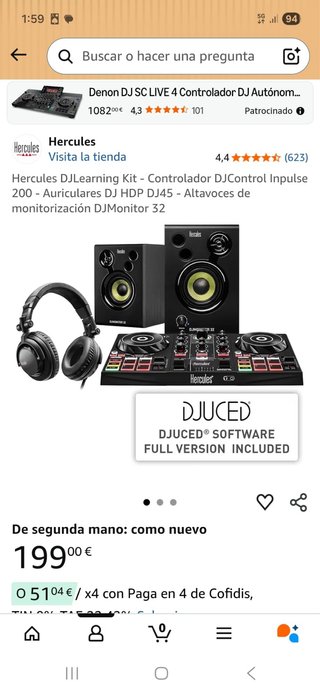 Hercules DJControl Inpulse 200 Kit